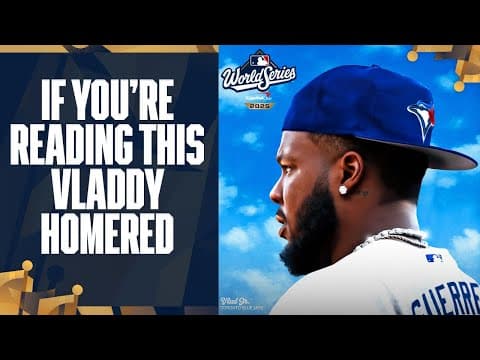 VLADDY STAYS HOT! 🥵 Vlad Guerrero Jr. homers off Ohtani to give the Blue Jays the LEAD in Game 4! 🔥