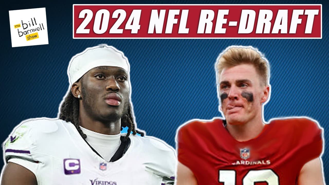 2024 NFL Re-Draft: Maye to the Bears? How far does Harrison, Jr. fall? | The Bill Barnwell Show
