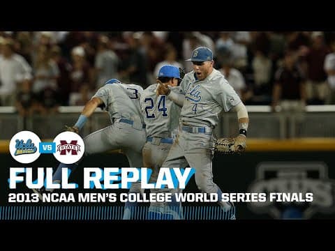 UCLA vs. Mississippi State: 2013 College World Series Finals Game 2 | FULL REPLAY