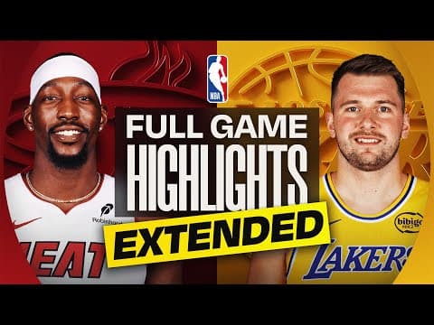 GAME OF THE NIGHT: HEAT at LAKERS | November 2, 2025