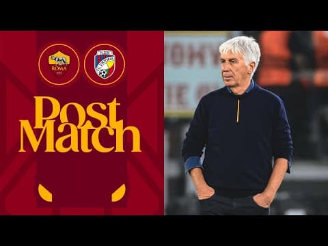 GIAN PIERO GASPERINI | INTERVISTA POST ROMA-VIKTORIA PLZEN