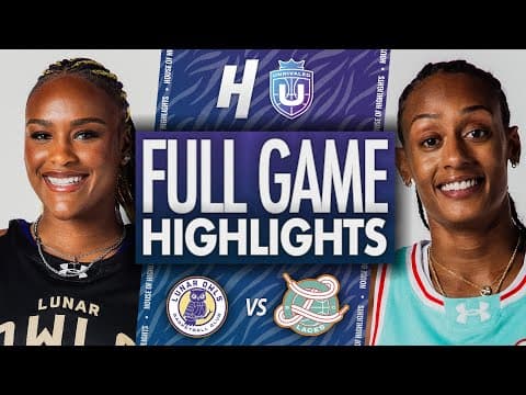 Lunar Owls vs Laces - FULL GAME HIGHLIGHTS | February 6, Unrivaled 2026