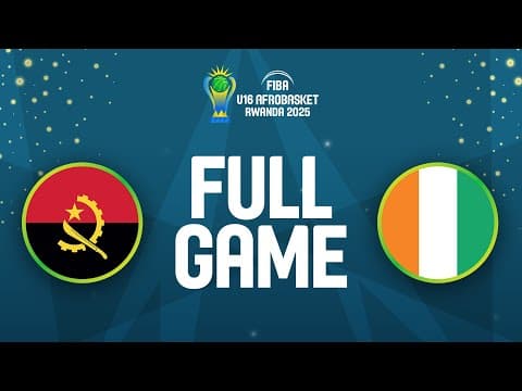 LIVE - Angola v Côte d'Ivoire | FIBA U16 AfroBasket 2025 | Group Phase