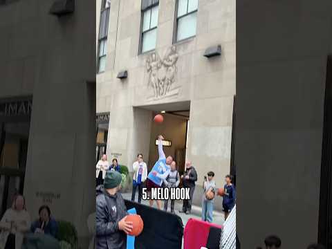 Trick shots with Brad Parker but they get progressively harder in honor of NBA Jersey Day… 🤯 🔥