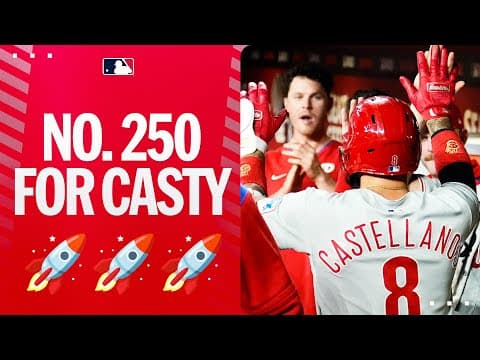 🚨 MILESTONE ALERT 🚨: Nick Castellanos hits his 250th career home run with the Phillies 💪