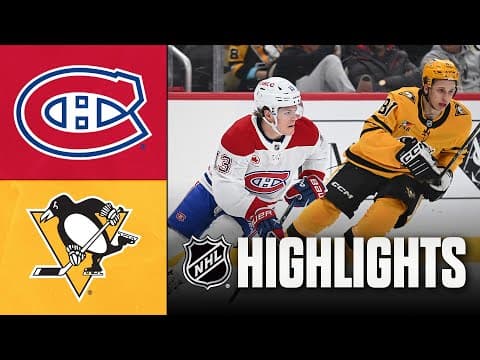 Canadiens vs. Penguins | NHL Highlights | December 11, 2025