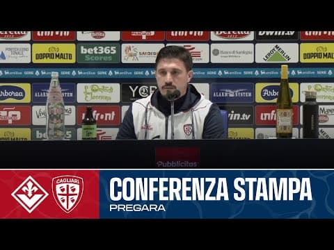 SERIE A ENILIVE |  MISTER PISACANE IN CONFERENZA STAMPA | FIORENTINA - CAGLIARI