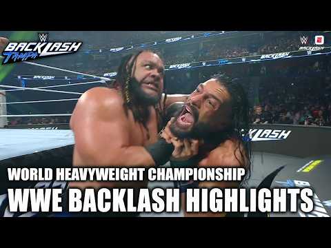 World Heavyweight Championship: Roman Reigns vs. Jacob Fatu | Backlash Highlights | WWE on ESPN