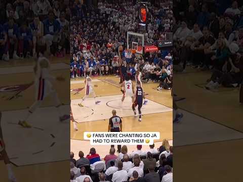 🤣 Cheering so loud, he had to show off. #cavs #nbaplayoffs #basketball #cleveland #jarrettallen