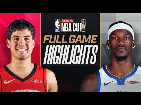 ROCKETS at WARRIORS | EMIRATES NBA CUP 🏆 | FULL GAME HIGHLIGHTS | November 26, 2025