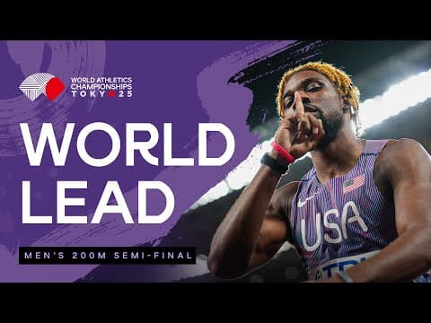 Levell and Tebogo cruise into the 200m finals | World Athletics Championships Tokyo 25