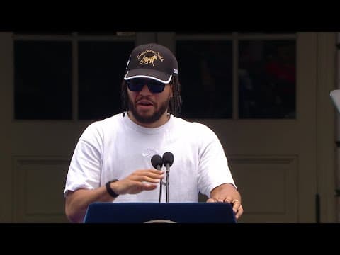 Jalen Brunson Addresses The Crowd At The New York Knicks Championship Parade & Ceremony 🏆