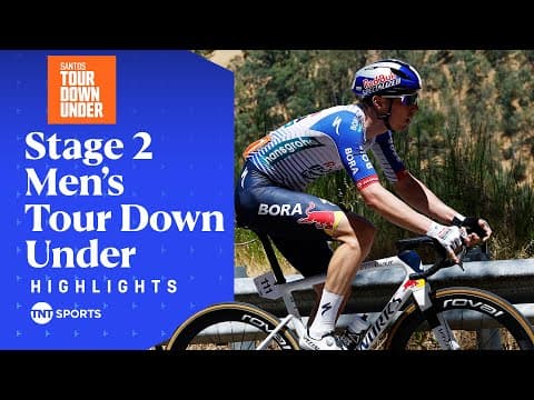 PURE DOMINATION! 🔥 | 2026 Men's Tour Down Under Stage 2 Highlights | TNT Sports Cycling