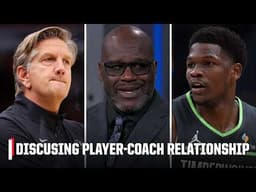 'It's about respect' - Shaq on Ant Edwards' player-coach relationship with Chris Finch | NBA Tip-Off
