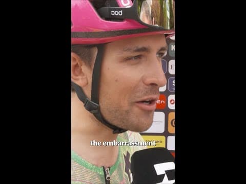 James Shaw in need of bottle-grabbing lessons from Robbie McEwen 😅🍼