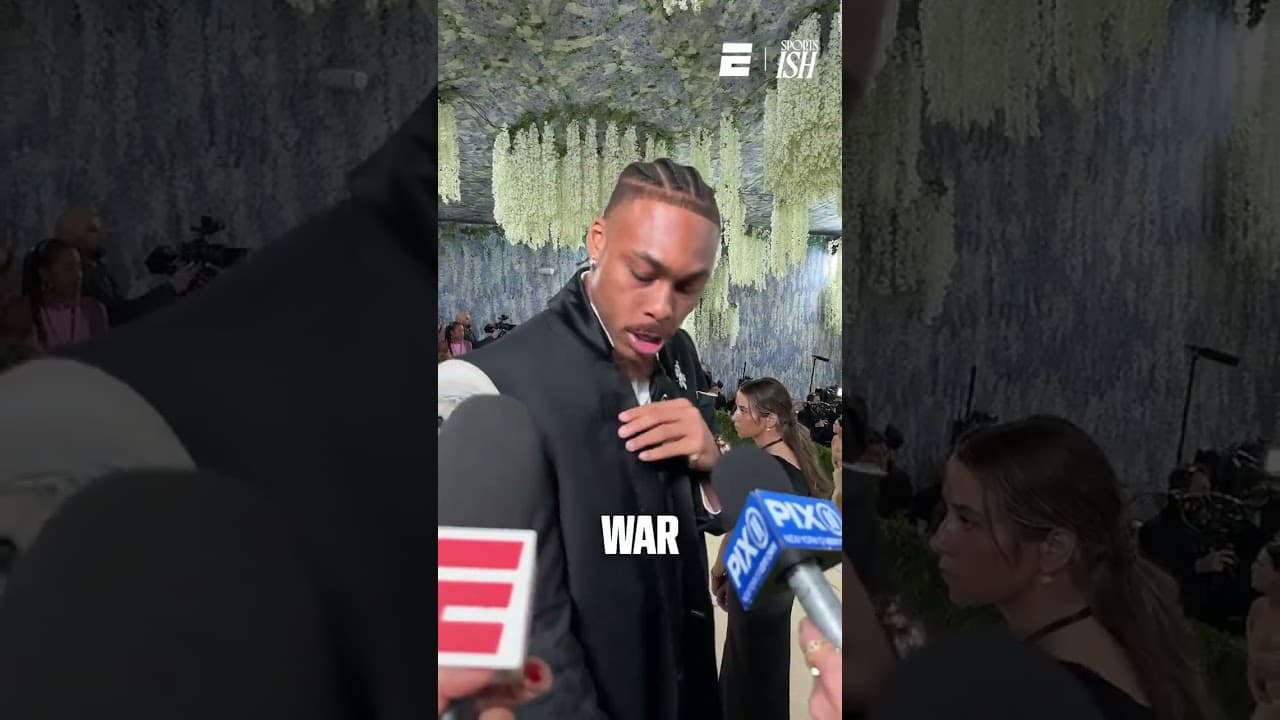 Justin Jefferson didn’t come to play at the #MetGala 🔥 (@thesportsish/TT)