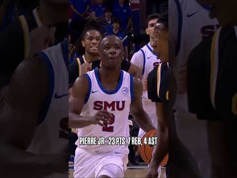 JARON PIERRE JR. WAS COOKIN’ 🔥🐴 #SMU #GoMustangs #ACCBasketball #CollegeBasketball #Basketball