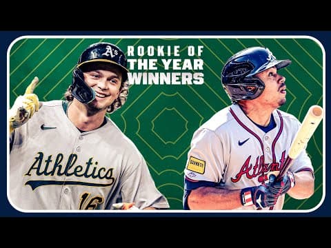 Nick Kurtz (unanimous winner!), Drake Baldwin named 2025 MLB Rookies of the Year!
