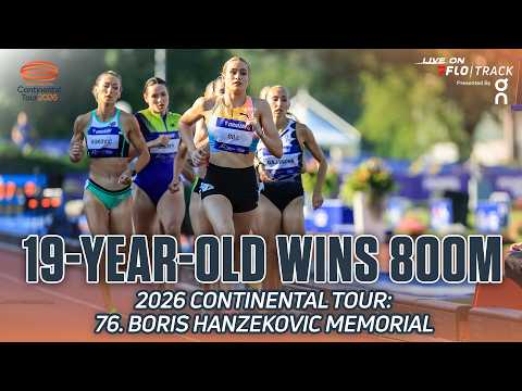 19-YEAR-OLD Wins 2026 Continental Tour: 76. Boris Hanzekovic Memorial 800m