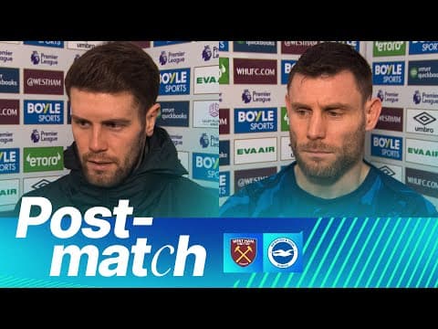 POST-MATCH | Hurzeler And Milner | West Ham v Brighton