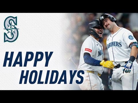 Happy Holidays from your Seattle Mariners!