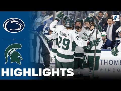 Penn State vs Michigan State | NCAA College Hockey | Highlights - January 30, 2026
