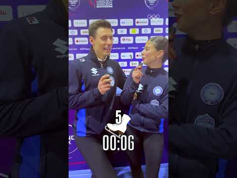 Asking Ghilardi and Ambrosini some REALLY important questions on the #RoadToMilanoCortina2026 👀🍝⛸️