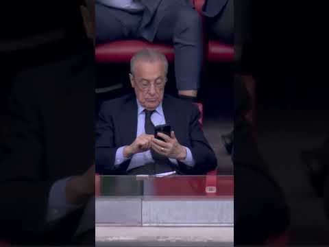 Florentino Perez was on the phone after Griezmann’s goal 📲😬