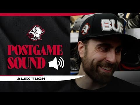 "We're Going For The Cup" | Alex Tuch Postgame Media After Hat Trick, Buffalo Sabres Win