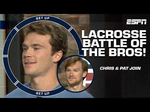BROTHERS BRAWL 🥍 Chris and Pat Kavanaugh join Get Up before facing off in the PLL West Semifinals 🔥