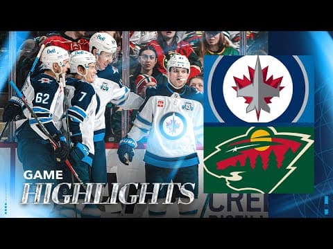 Minnesota Wild vs. Winnipeg Jets - Game Highlights