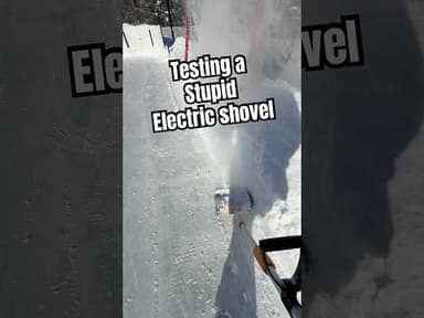 Testing a Stupid Electric Shovel