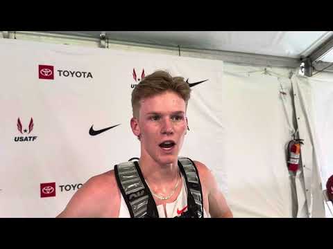Ethan Strand on moving on to the 1500 final with confidence 