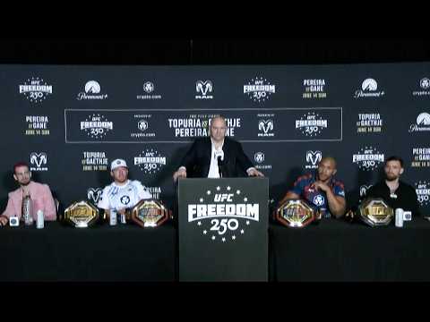 Post-Fight Press Conference | UFC Freedom 250