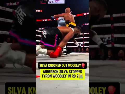Anderson Silva KNOCKS OUT Tyron Woodley🚨