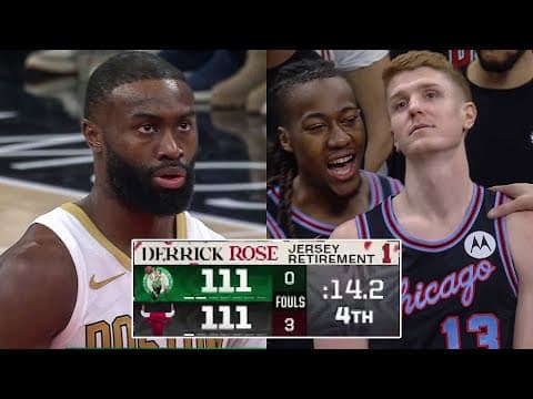 Final 5:45 WILD ENDING Celtics at Bulls 🔥 🌹 | January 24, 2026