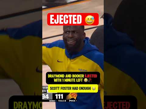 Draymond hyping up crowd on the way out 😂😅