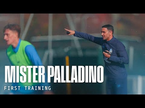 Il primo allenamento di Mister Palladino alla guida dell'Atalanta ⏱️💪