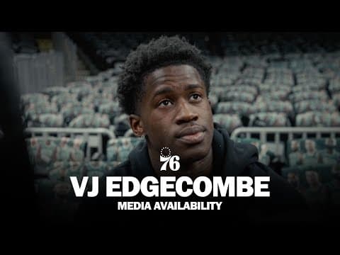 Philadelphia 76ers Shootaround Media Availability 🎙️ | VJ Edgecombe | 10.22.25