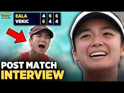 Eala Fighting Win over Vekic in WTA Auckland 2026 | Tennis News