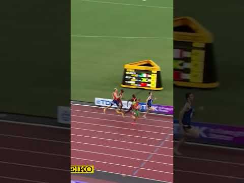 Nader shock 1500m win for gold 🤯 #worldathleticschamps