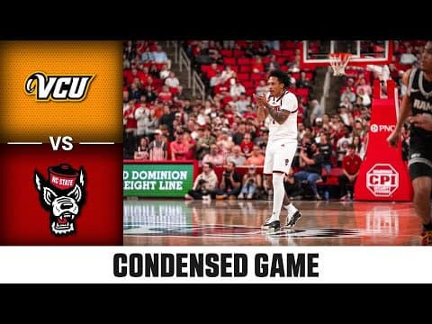 VCU vs. NC State Condensed Game | 2025-26 ACC Men’s Basketball