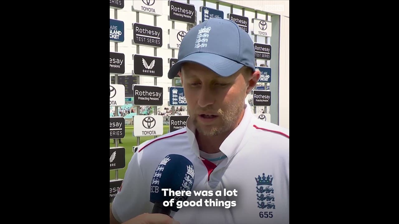 Interim captain Joe Root shares his thoughts on England's performance 🗣️
