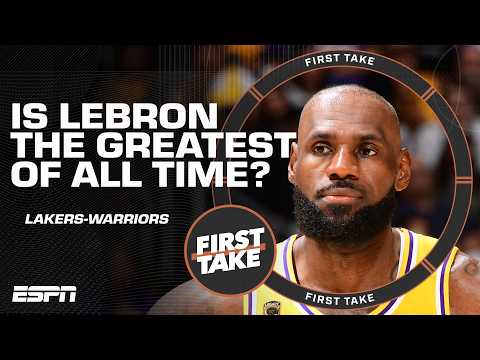 Stephen A. says LeBron James has made the ULTIMATE CASE for GOAT STATUS 🐐 | First Take