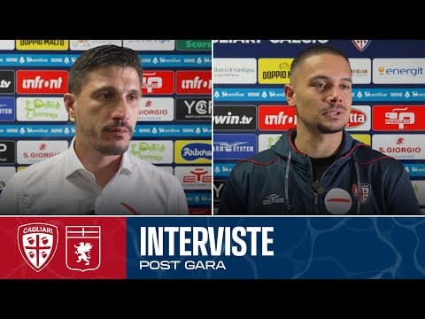 Post Gara | Pisacane e Caprile dopo Cagliari-Genoa | Serie A Enilive