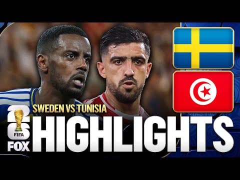 Sweden vs Tunisia Highlights | 2026 FIFA World Cup™