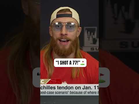 George Kittle did WHAT with a torn Achilles?! 👀