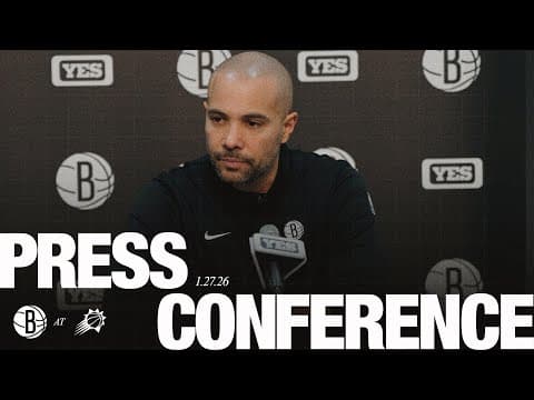 Jordi Fernández Postgame Press Conference vs Phoenix