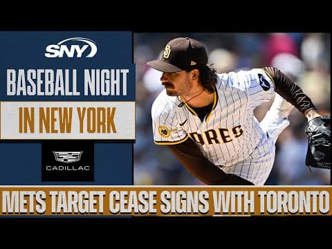 Right-hander Dylan Cease heads to Toronto  | Baseball Night in NY