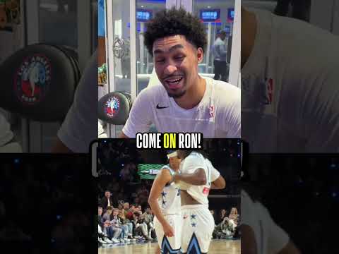 Dylan Harper watches his game-winner in the Castrol Rising Stars Game over his bro Ron Harper Jr.! 🔥